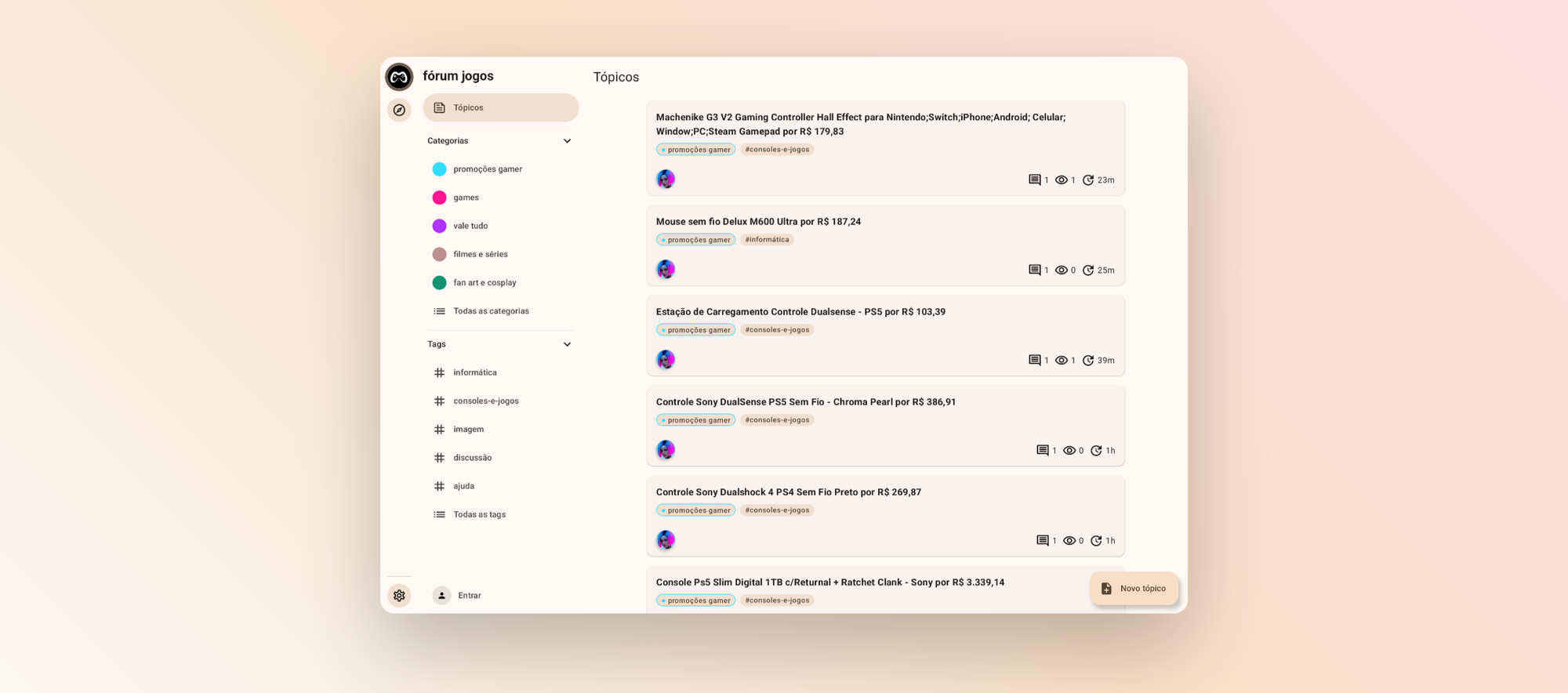 An screenshot of the AppOutlet application
