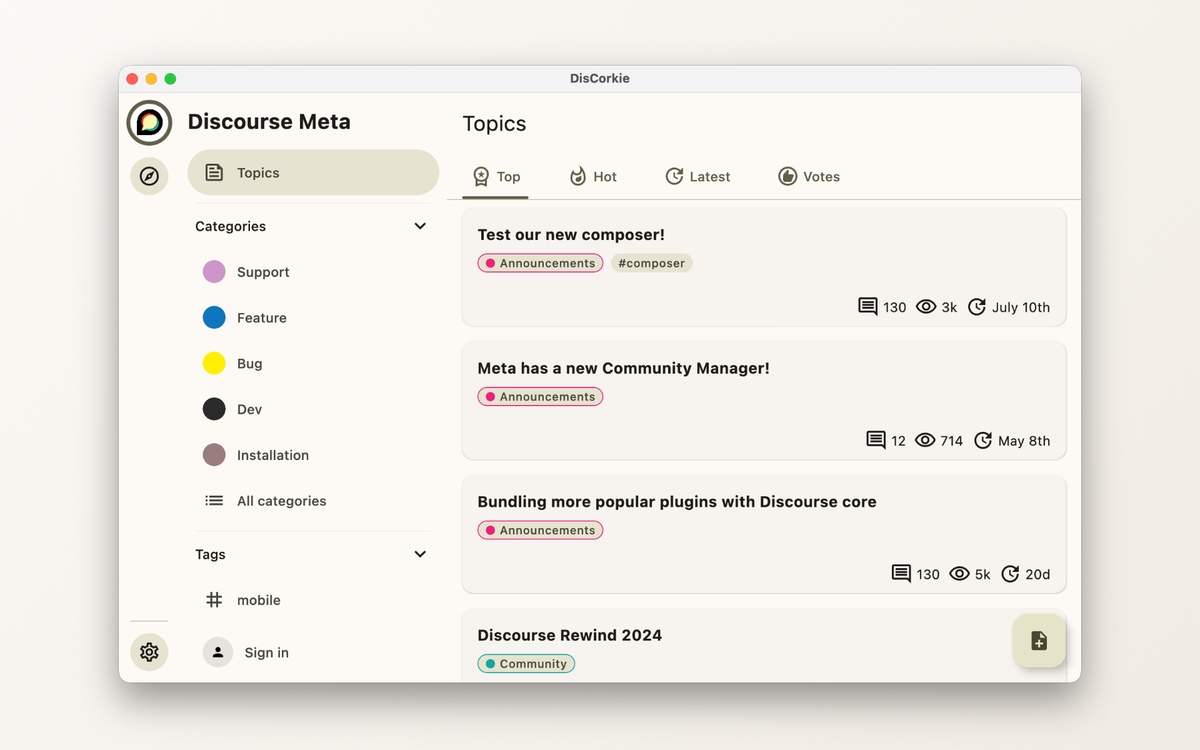 DisCorkie 1.5.0: Navigate Your Forums With Greater Ease!